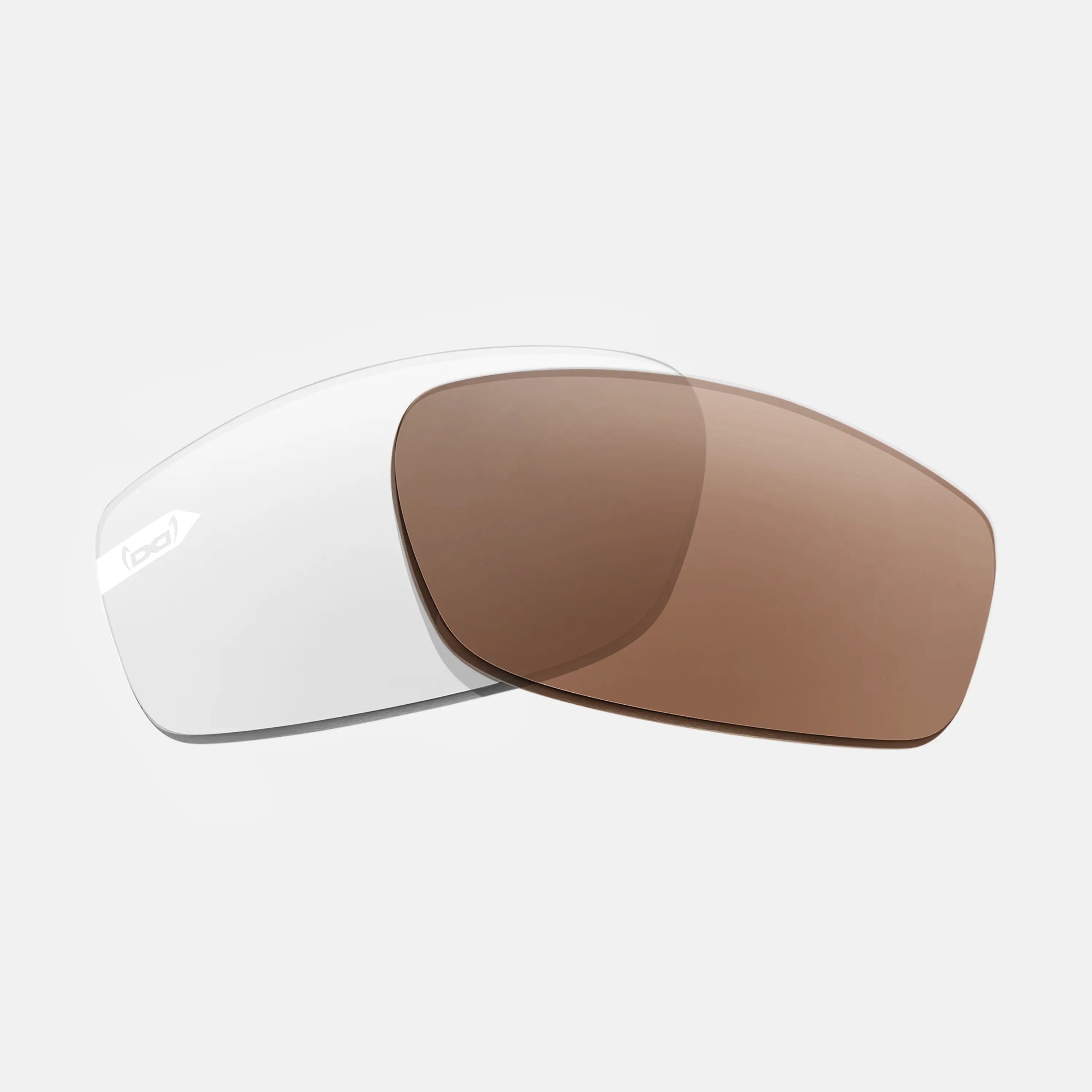 RX Glas Sonnenbrille Gleitsicht - NBFX CLEARtoDark brown f0-f2 Gleitsichtglas Sun